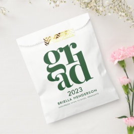 Grüne Graduierungspartei befürwortet Tasche Geschenktütchen