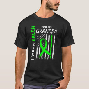 Grüne Grandpa Nierenerkrankung Zerebral Palsy Awar T-Shirt