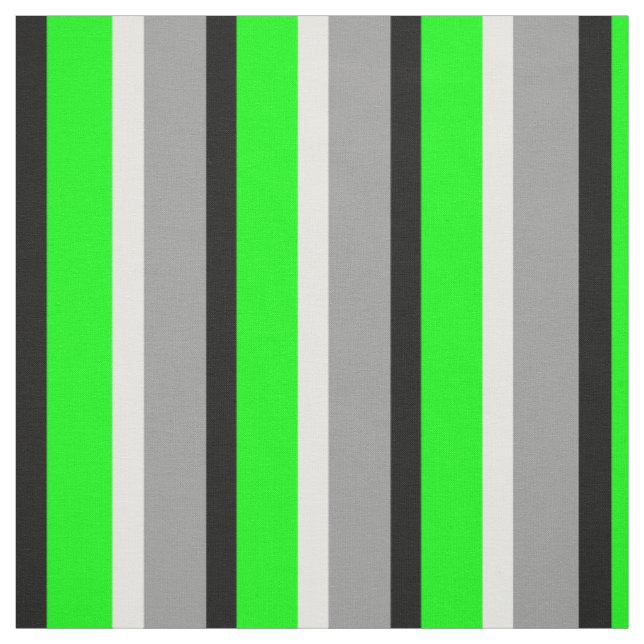 Grüne graue Streifen Textil Stoff (Muster)