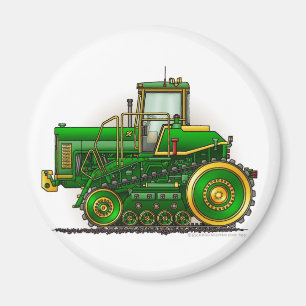 Grüne große Bulldozer-Traktor-Magneten Magnet