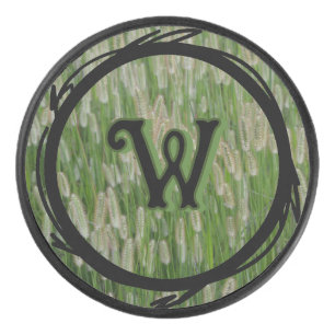 Grüne Großsaaten Eishockey Puck