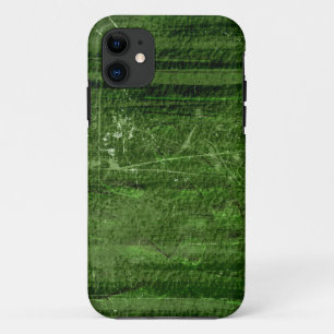 Grüne Grunge Hintergrund Grafik iPhone 11 Hülle