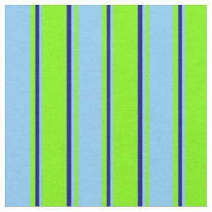 Grüne, helle Himmelblau und blaue farbige Streifen Stoff