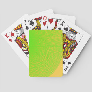 Grüne, hellgrüne Farbe leuchtet auf Spielkarten