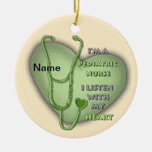 Grüne Herzkrankheit Keramik Ornament