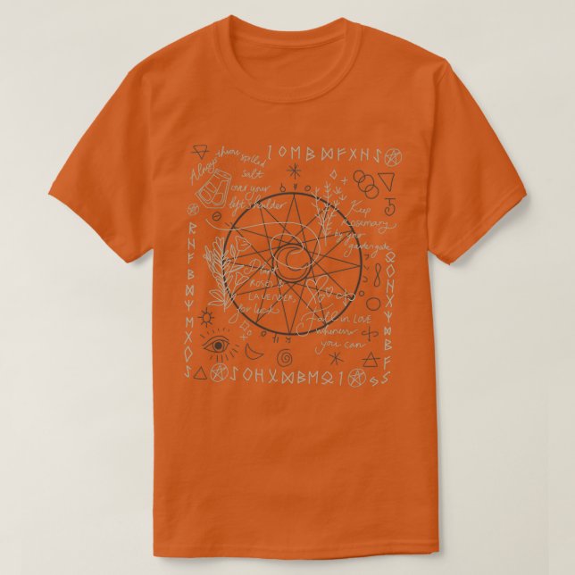 Grüne Hexe, Gartenarbeit , Praxiszauber, Pflanze T-Shirt (Design vorne)