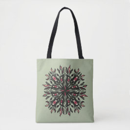 Grüne Hexe gruselige Naturliebhaber psychedelische Tasche