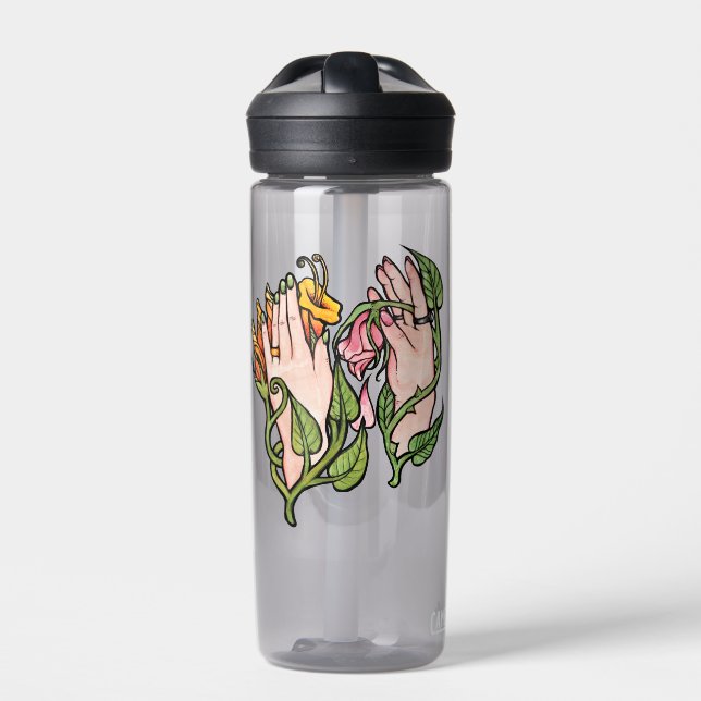 Grüne Hexenmagie                               Trinkflasche (Vorderseite)