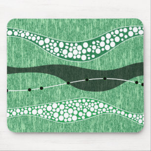 Grüne Hintergrundbilder mit abstrakter Natur Mousepad