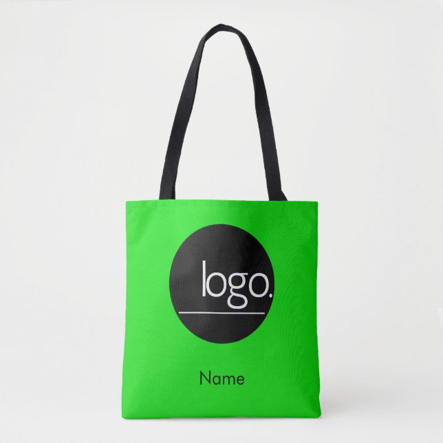 GRÜNE HINZUFÜGEN EIGENE LOGO-GESCHÄFTSBRANCHE TASCHE (Vorderseite)