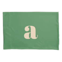 Grüne Hochzeit Retro moderne erste Kissenbezug