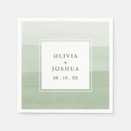 Grüne Hochzeit Serviette