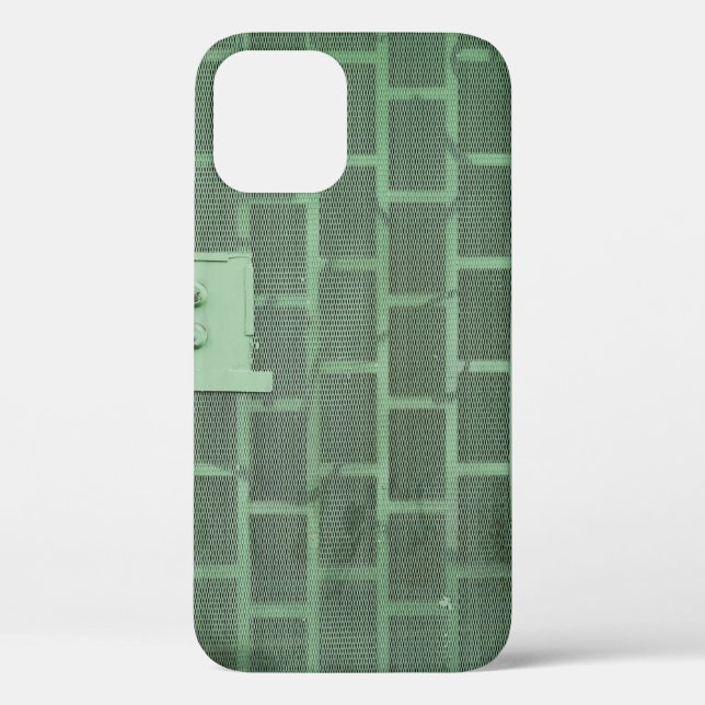GRÜNE HOLZTÜR MIT GRÜNEM STAHL-TÜR Case-Mate iPhone HÜLLE (Rückseite)