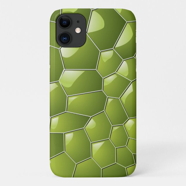 Grüne Honigwaben Case-Mate iPhone Hülle (Rückseite)
