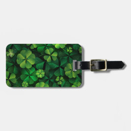 GRÜNE, HÜBSCHE IRISCHE KLEEBLATT GEPÄCKANHÄNGER