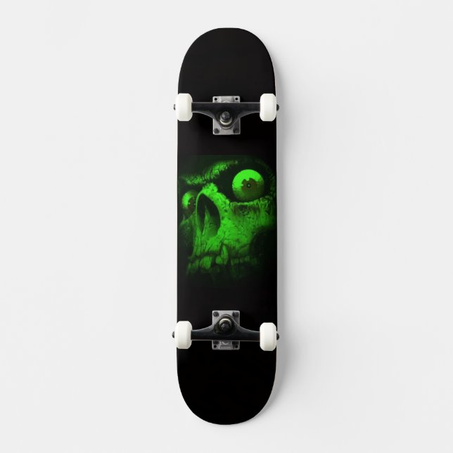 Grüne Hülle Skateboard (Vorderseite)
