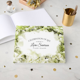 Grüne Hydrangea-Feier zum Gedenken an das Leben Gästebuch