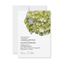 Grüne Hydrangea-Hochzeit