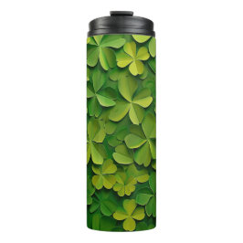 GRÜNE IRISCHE KELLTISCHE KLEEBLATT THERMOSBECHER