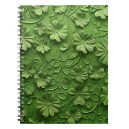 GRÜNE IRISH CELTIC CLOVER KLEEBLATTS NOTIZBLOCK