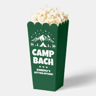 Grüne Junggesellinnen-Abschiedsparty im Camping-St Geschenkschachtel