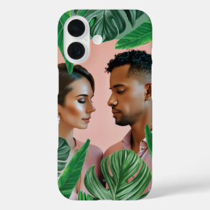 Grüne Jungle Pflanze Monstera Blätter Tropisches F iPhone 16 Hülle