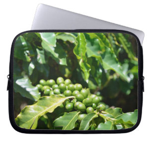 Grüne Kaffeebeeren Laptop-Tasche Laptopschutzhülle
