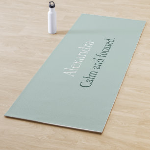 Grüne Kalbmilbe Schwerpunkt Yoga Mat Yogamatte