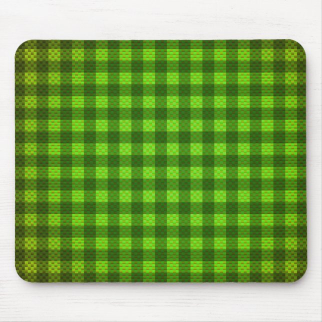 Grüne Karbonfaser gemustert Mousepad (Vorne)