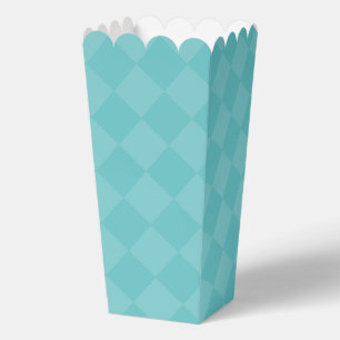 Grüne karierte Partygeschenk-Popcorn-Box Geschenkschachtel