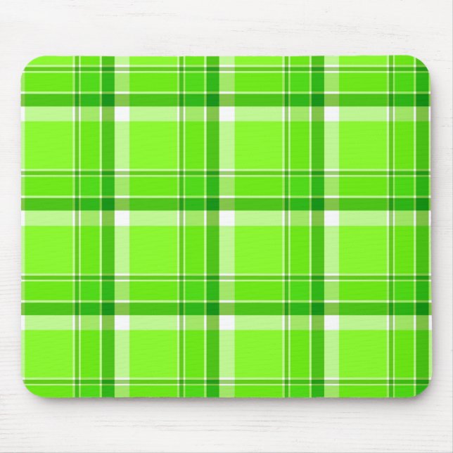 Grüne Karos - Mousepad (Vorne)
