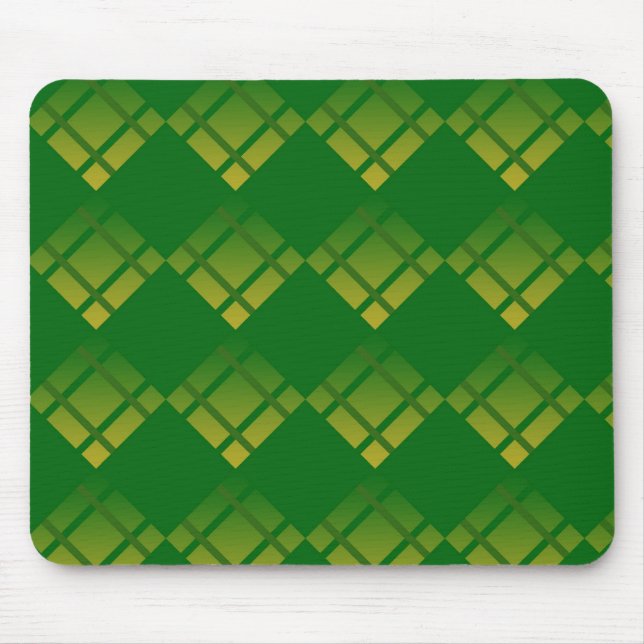 grüne Karos Mousepad (Vorne)