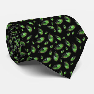 Grüne Katzen Augen, Neck Tie Krawatte