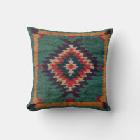 Grüne Kilim Lumbar Kissen: Ideal für Komfort
