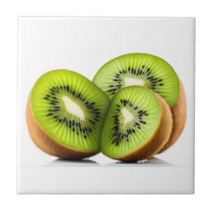 Grüne Kiwi Fliese