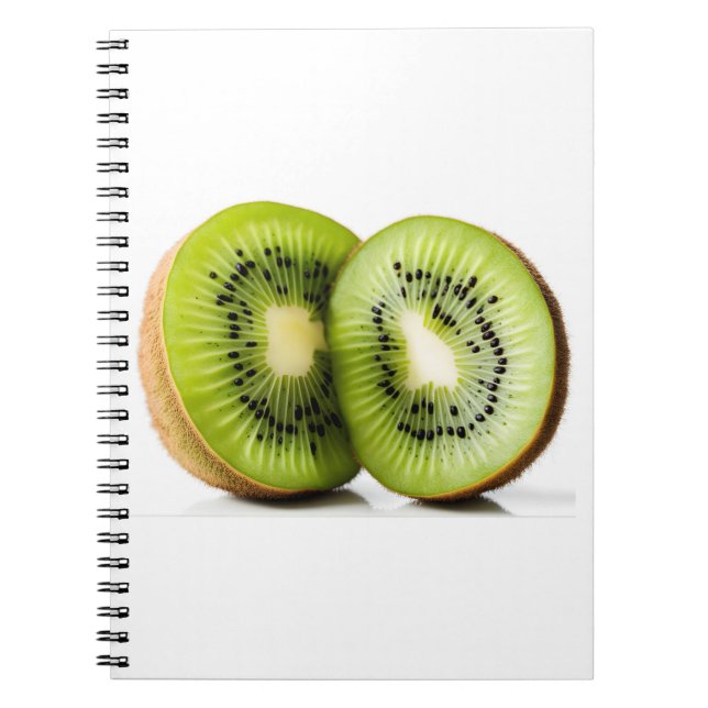Grüne Kiwi Notizblock (Vorderseite)