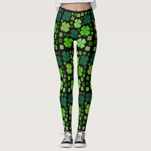 Grüne Klee, Glücksklamotten, St. Patrick's Day Leggings