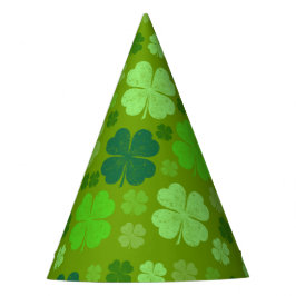 Grüne Klee, Glücksklamotten, St. Patrick's Day Partyhütchen