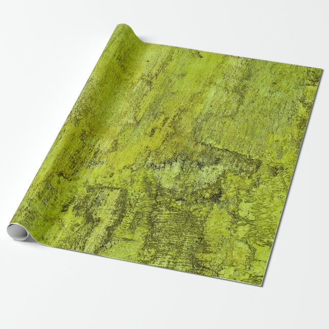 Grüne Konkrete, Kunst, Wohngestaltung, Hintergrund Geschenkpapier (Ungerollt)