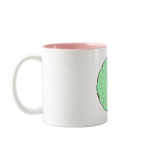 Grüne Krapfen-Tasse