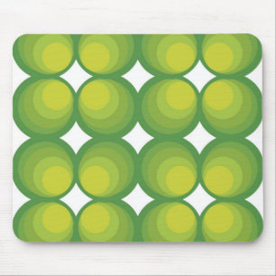 Grüne Kreise aus den 70er Jahren... Mousepad