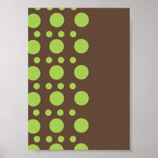 Grüne Kreise Poster