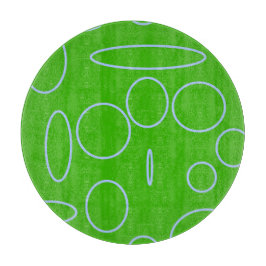 Grüne Kreise Schneidebrett