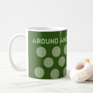 Grüne Kreise Tasse