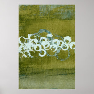 Grüne Kugeln I Poster