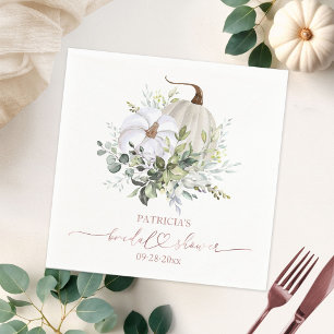 Grüne Kürbis-Herbst-Brautjungfernapkins Serviette