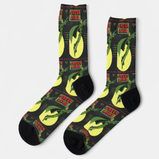 Grüne Lama-Aktionssocken Socken
