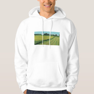 Grüne Landschaft Hoodie