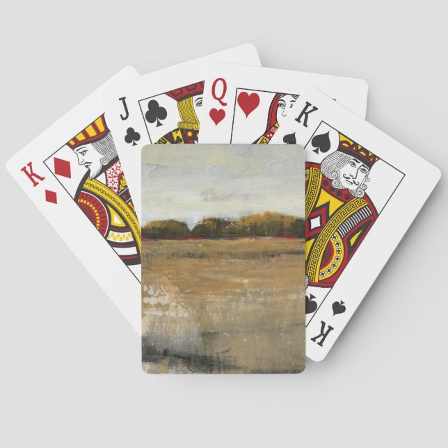 Grüne Landschaft Spielkarten (Rückseite)