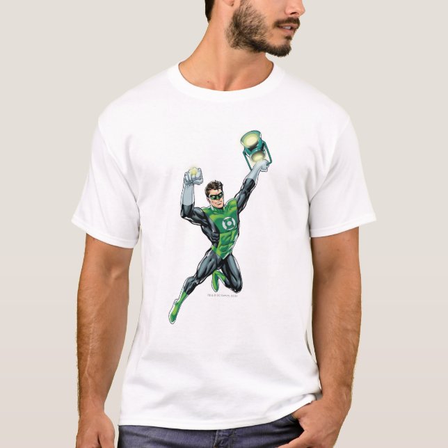 Grüne Laterne - Comic mit Laterne T-Shirt (Vorderseite)